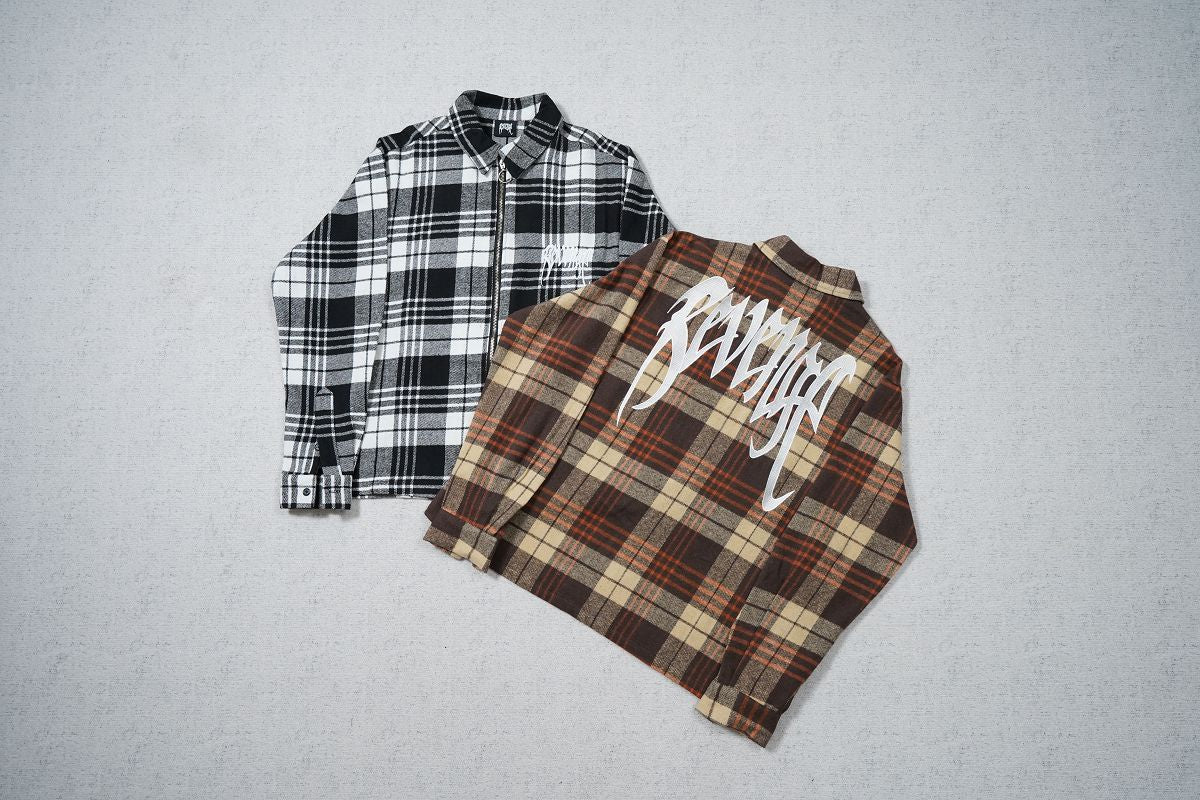 Revenge Embroidered Flannel Shirt