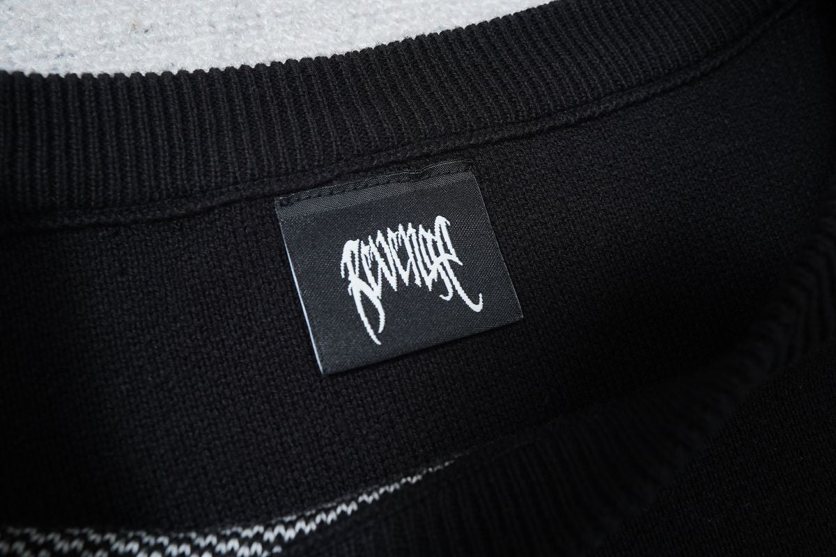 Revenge Knit Logo Crewneck Sweater