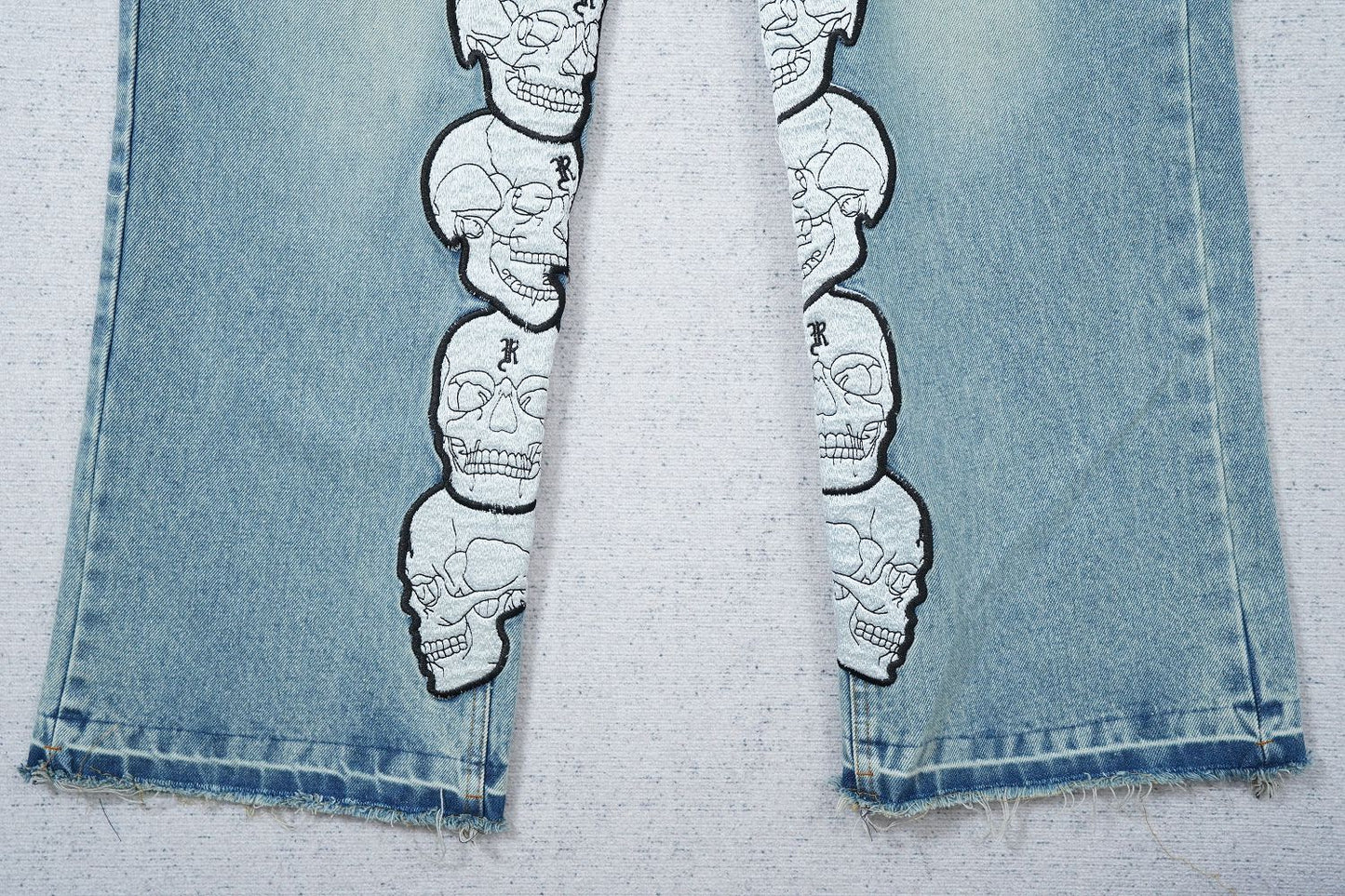 Revenge Skull Patch Denim Pant