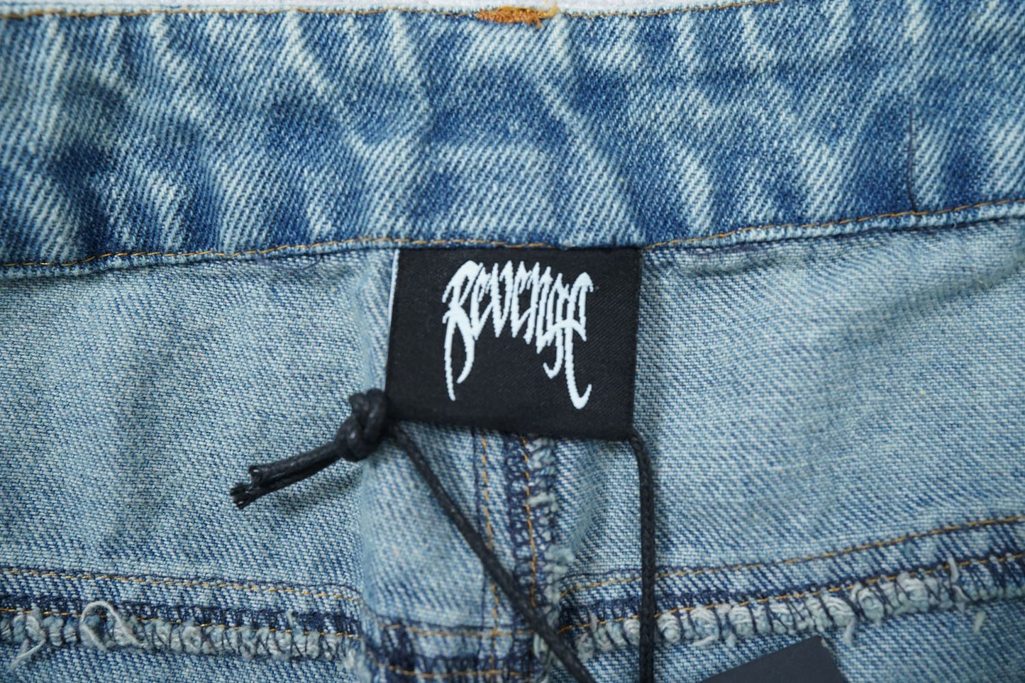 Revenge Skull Patch Denim Pant