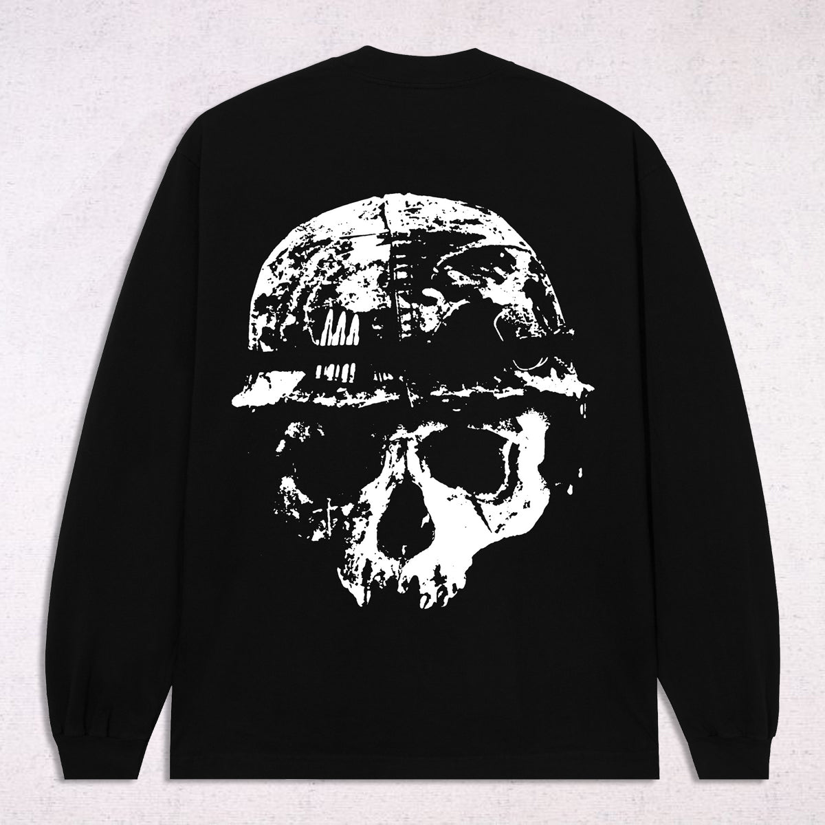 Revenge War Skull Long Sleeve Tee